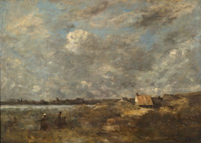 Temps orageux. Pas-de-Calais av Jean Baptiste Camille Corot
